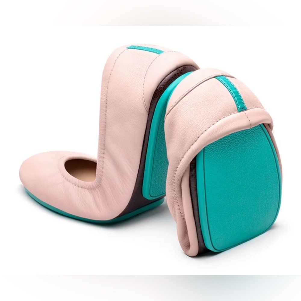 Tieks flats. Ballerina Pink. Size 8. Like new, barely worn.